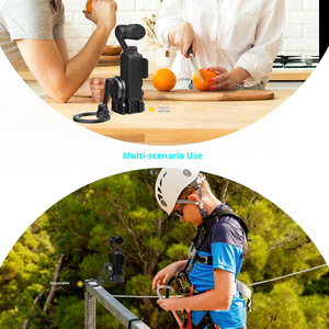 Soporte de cámara de acción magnética plegable multifuncional de metal para Osmo Pocket <span class=keywords><strong>3</strong></span> para trípode monopié - Product Image 6