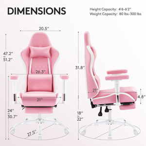 <strong>Haosi</strong> Hot Sale New Design Cheap Game Chair Customized Classic zero Gravity Rgb Swivel Gaming Chair for Sale - Product Image 6
