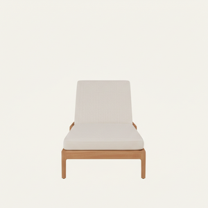 Tumbona de Madera de Teca Moderna y Lujosa para Exteriores, Silla Reclinable para Piscina, Muebles de Exportación Hechos a Mano para Hoteles, Villas, Jardines y Patios - Product Image 4