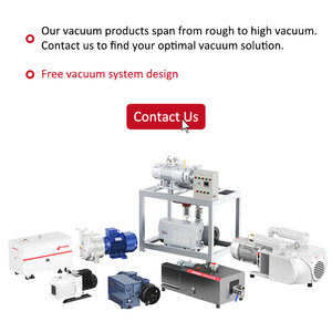 400-480m ³/h không có dầu hoạt động khô ROTARY VANE bơm hút chân không wordfik vd400 cho CNC Router Máy chế biến gỗ 350mbar hút không khí - Product Image 6