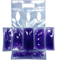 Refroidisseur de bière en gel réutilisable coloré en PVC pour compresse froide garder le congélateur à vin en été
