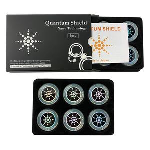 สติกเกอร์ซิลิโคนป้องกันรังสีควอนตัม 6 ชิ้น รูปทรงวงกลม สำหรับโทรศัพท์มือถือ ช่วยปรับสมดุล ป้องกันรังสี มีสินค้าพร้อมส่ง - Product Image 2