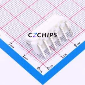 BX-VH3.96-6PWZ Wire-to-Board Pin Header Bent Lead Through Hole,P=3.96mm Connector 1x6P 3.96mm Right Angle Insert VH - Product Image 2