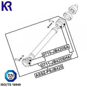 Cánh Quạt Phía Sau Trục Lái Assemb Trung Gian Chỉ Đạo Trục ASSZ-PSJB420 Cho Suzuki Grand Vitara 4WD - Product Image 2