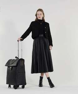 Américain Portable Roller Femmes PU Laptop Tote Valise Waterproof Travel Essentials Wheels Carry <span class=keywords><strong>Trolley</strong></span> Spinner Caster - Product Image 1