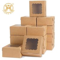 Boîte d'emballage de luxe en papier pour pâtisseries, macarons, éclairs, 6, 7, 8, 10 pouces, jetable