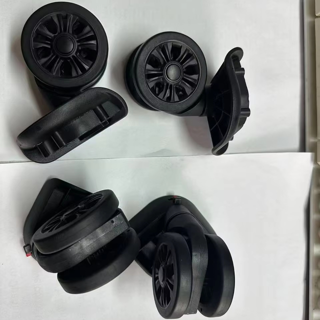 Luxury Universal Luggage Accessories Foldable ABS+PC Replacement Wheels Fit All Bags Durable Solution for Wheel Wear and Damage