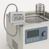 Legact TSMK100 Modul Sensor Suhu NTC PT100 Industri Presisi Tinggi Seri DC Tampilan Digital Portabel dengan Beberapa Output