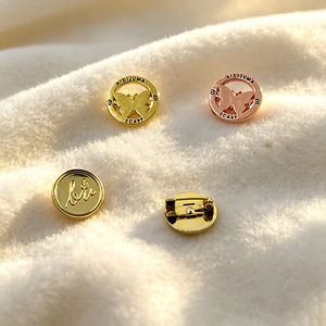 Tudung Hijab Decor Metal Craft <b>Badge</b> Custom Enamel Lapel <b>Pin</b> Soft Hard Enamel Metal Brooch <b>Pin</b> for Muslim Hijab - Product Image 2
