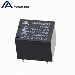 TONGLING JQC-3FF SRD PCB T73 5V 5-Pin DC kaynaklı güç röleleri 10A 2 amper üzerinde PCB için küçük - Product Image 3