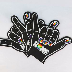 Gants de supporter sportifs personnalisés en EVA avec impression de logo sur mesure et forme personnalisée - Product Image 3