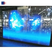 Pantalla LED Transparente P3.91 de Alta Luminosidad y Ahorro de Energía LCCL, Certificación ROHS/CE/FCC para Uso en Interiores y Exteriores