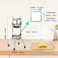 Nouveau coupe-légumes manuel multifonctionnel ANSHAN pour frites et chips, écologique, 3 kg, garantie 1 an
