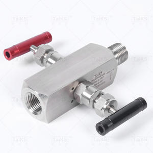 Collecteur de vannes d'instrumentation en acier inoxydable coplanaires intégrés avec vannes de régulation à filetages interne et externe - Product Image 2