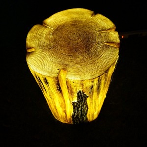 Lampe à pilier en bois à LED, montage encastré, lampe de jardin extérieure, pelouse, garantie de 2 ans - Product Image 3