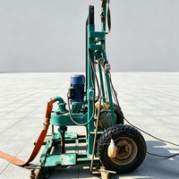 Foreuse rotative électrique portable pour puits d'eau 220V, machine de forage avec profondeur maximale de 100m, facile à utiliser pour usage agricole