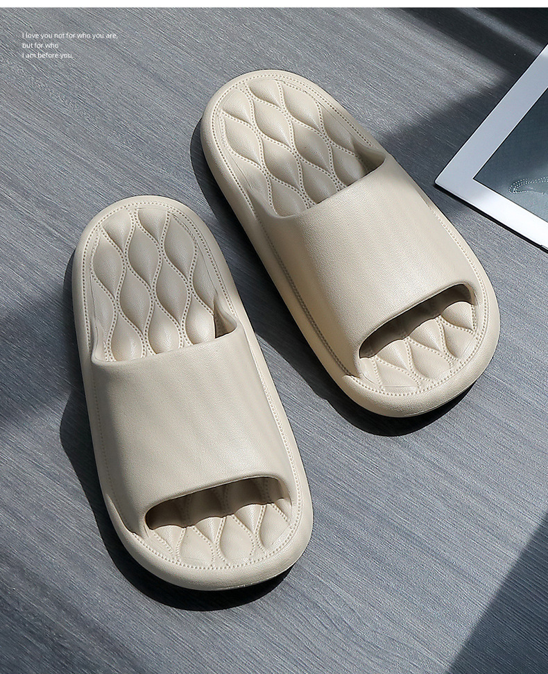 Custom Rubber PVC EVA Slippers Women Bathroom Sandals Men Non-slip Slides