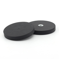 Supports magnétiques robustes sans perçage, bases en néodyme recouvertes de caoutchouc avec filetage M6 pour véhicules et équipements