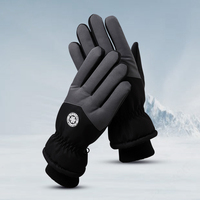 Gants tactiles imperméables unisexes personnalisés avec logo pour l'hiver, la moto, la conduite, le ski et les sports