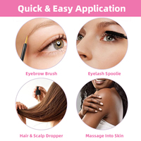 Huile de ricin en gros pour la vente en gros, nourrissante et hydratante pour les soins des cheveux et de la peau, OEM ODM, aromathérapie, huile de massage capillaire