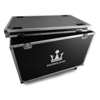 Valise de transport d'équipement de grande taille sur mesure OEM avec intérieur en mousse et séparateur interne, valise à outils à roulettes en alliage d'aluminium