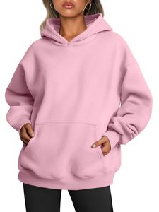 Femmes surdimensionné Hoodies polaire sweats à manches longues chandails pull automne tenues vêtements d'hiver - Product Image 5