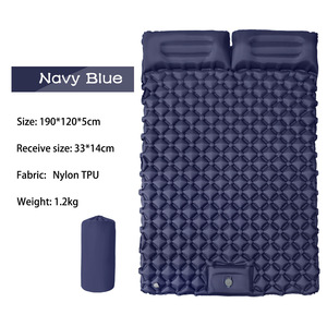 <span class=keywords><strong>Matelas</strong></span> <span class=keywords><strong>de</strong></span> camping double - <span class=keywords><strong>Matelas</strong></span> pneumatique ultraléger en TPU avec pompe intégrée et oreiller - Product Image 2