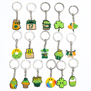 Llaveros del Día de San Patricio 2026, Llaveros con Trébol de la Suerte/Irlanda, Accesorios de Regalo, Llavero para Venta al por Mayor y al Detal - Product Image 2