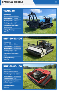 หุ่นยนต์ตัดหญ้าอัจฉริยะ Forest Mulcher รุ่น Heavy Duty ควบคุมระยะไกล อัตโนมัติ พร้อมเซ็นเซอร์วัดความลาดเอียง และระบบป้องกันการโจรกรรม รุ่นพรีเมียม - Product Image 4