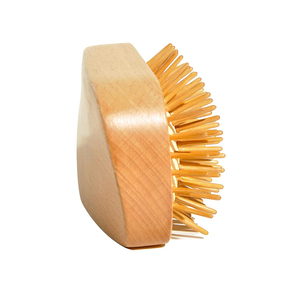 Peine de masaje de bambú, masajeador de cuero cabelludo de madera, cepillo de pelo de madera, peine de bambú portátil, cojín de aire antiestático, <span class=keywords><strong>Mini</strong></span> cepillo para el cabello - Product Image 2