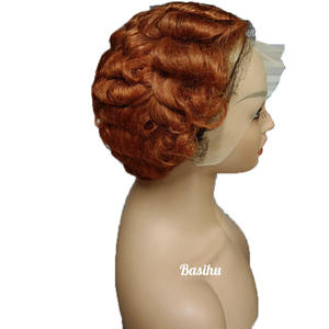 Perruque Courte Bouclée Bob 13*4 en <span class=keywords><strong>Cheveux</strong></span> Humains 100% Naturels pour Femmes, Dentelle HD Douce et Naturelle, Vente en Gros Directe Usine Brésilienne et Vietnamienne - Product Image 5