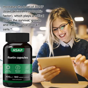 OEM Vente en gros Supplément santé Capsule d'extrait de fisétine Prix de la quercétine Capsules de fisétine en vrac - Product Image 2