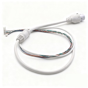 Tùy chỉnh <span class=keywords><strong>12V</strong></span> an ninh CCTV nữ nối <span class=keywords><strong>PoE</strong></span> cáp với DC cắm PVC IP Camera dây nịt dây điện cho ứng dụng máy tính - Product Image 1
