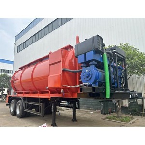 Semirremolque Cisterna de Vacío de 20000L con 2 Ejes, Camión de Succión de Aguas Residuales de 25000L, Precio de Fábrica China, en Venta - Product Image 4