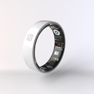 DF TK8 NFC SensorTrack Monitor de Saúde em Anel para Dedo com Oxímetro e Contador de Passos, Monitoramento de Saúde 24 Horas, Tamanhos Variados - Product Image 1