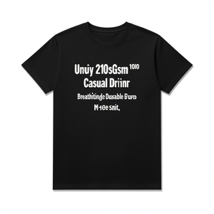 T-Shirt Unisex 210GSM 100% Cotone, Casual con Stampa DTF, Traspirante e Resistente, Maglietta da Uomo - Product Image 2