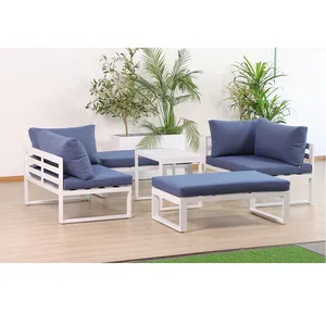 Waterproof Aluminum Cloth Sofa Set Sectional Outdoor/Indoor Furniture for Garden Patio Hotel Dining Park Use