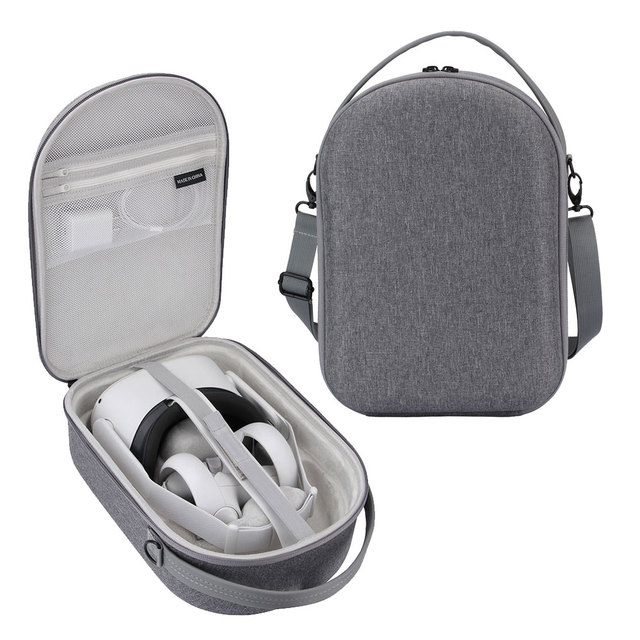 EVA Travel Hard VR Video Game Headset Carry Case Shockproof Protective Cover for Meta Quest 2