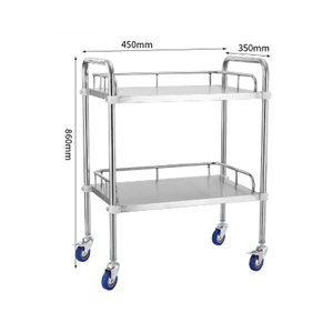 Stainless Steel Trolleyl Hospital Beauty Parlor Drug Delivery Wheeled <strong>Trolley</strong> - Product Image 6