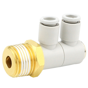Conectores Neumáticos de Plástico y Latón de 2 Vías para Mangueras de Aire - Product Image 4