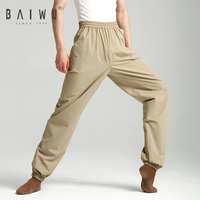 125312073 Baiwu hommes été mince travail tendance ample droite respirant pantalons de survêtement sport danse pantalon pantalon