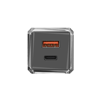 Chargeur mural type C design unique 20W PD Bloc chargeur rapide QC3.0 pour téléphone portable