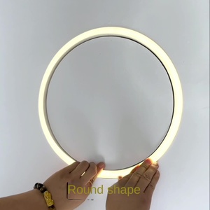 ไฟวงแหวน LED รูปทรงกลม ควบคุมด้วยรีโมท 5000K แสงเดย์ไลท์ IP65 PCB 4 มม. 30LEDs/M สำหรับใช้งานกลางแจ้ง Ra90 Wi-Fi - Product Image 1