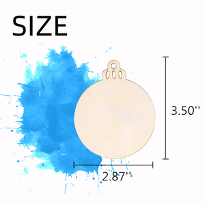 50 pezzi <span class=keywords><strong>di</strong></span> ornamenti rotondi in <span class=keywords><strong>legno</strong></span> non finiti con foro, fette <span class=keywords><strong>di</strong></span> <span class=keywords><strong>legno</strong></span> naturale preforate da 4 "per <span class=keywords><strong>centrotavola</strong></span> artigianali in <span class=keywords><strong>legno</strong></span> fai da te - Product Image 3