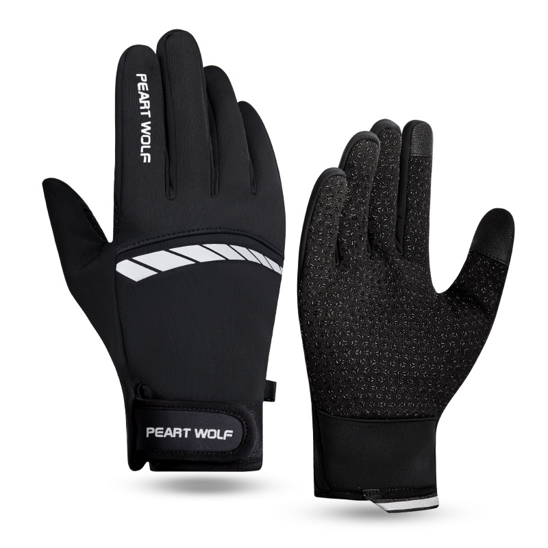 Изготовленным на заказ логосом водительские перчатки handschuhe для женщин мужчин байкеров Зимние перчатки для сенсорного экрана с защитой экрана