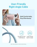 Chargeur portable magnétique sans fil Anker Zolo 10 000 mAh, charge rapide 45 W max, batterie externe, support réglable, câble USB-C