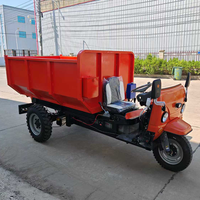 Tricycle personnalisable avec certificat CE, doté d'un moteur, d'une boîte de vitesses et d'une pompe, pour l'exploitation minière, mini tricycle à trois roues
