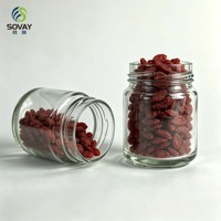 Pot en verre transparent de 160 ml à ouverture filetée, vente en gros de pots en verre pour confitures de fruits, beurre de noix et mélanges d'épices