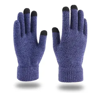 Gants d'hiver en acrylique pour conduite, mitaines chaudes, écran tactile magique, tricot jacquard de haute qualité, Soccer Max Pro - Product Image 4