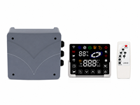 Kit complet de système d'entraînement BLDC monophasé avec panneau LCD et télécommande pour hotte de cuisine, WIFI en option, PFC, fabricant OEM ODM